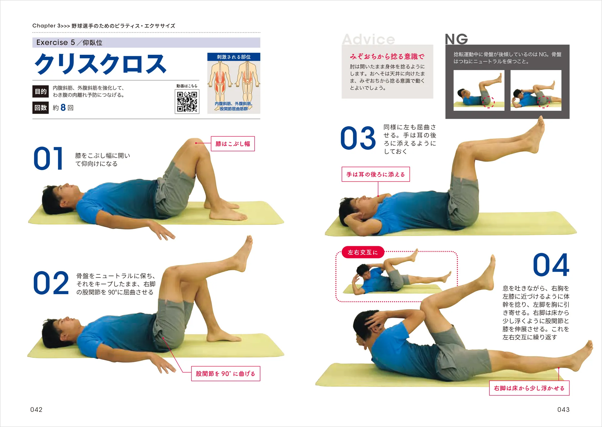 野球ピラティス 中面