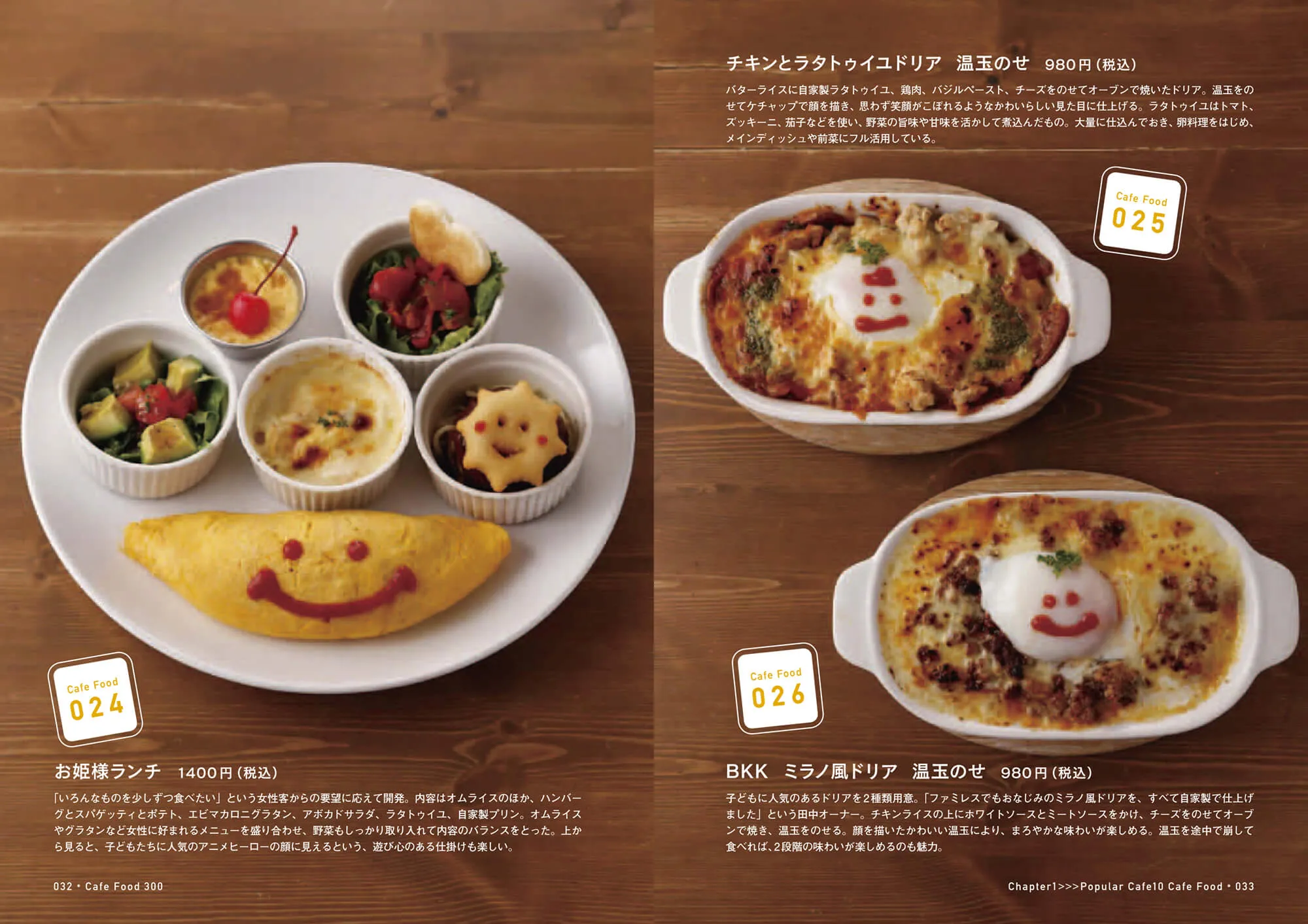 カフェのフード300 中面