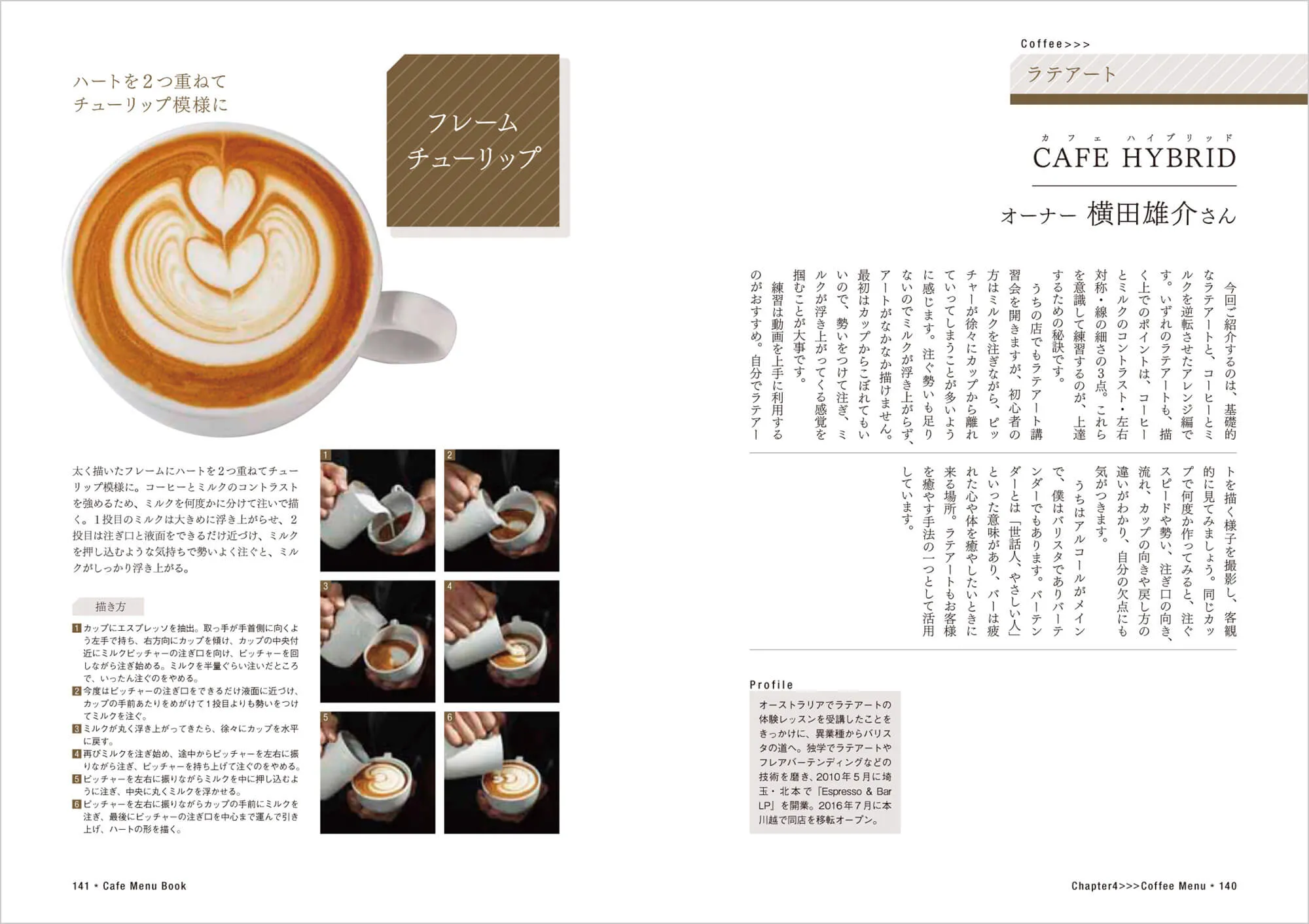 カフェのメニュー 開発BOOK 中面