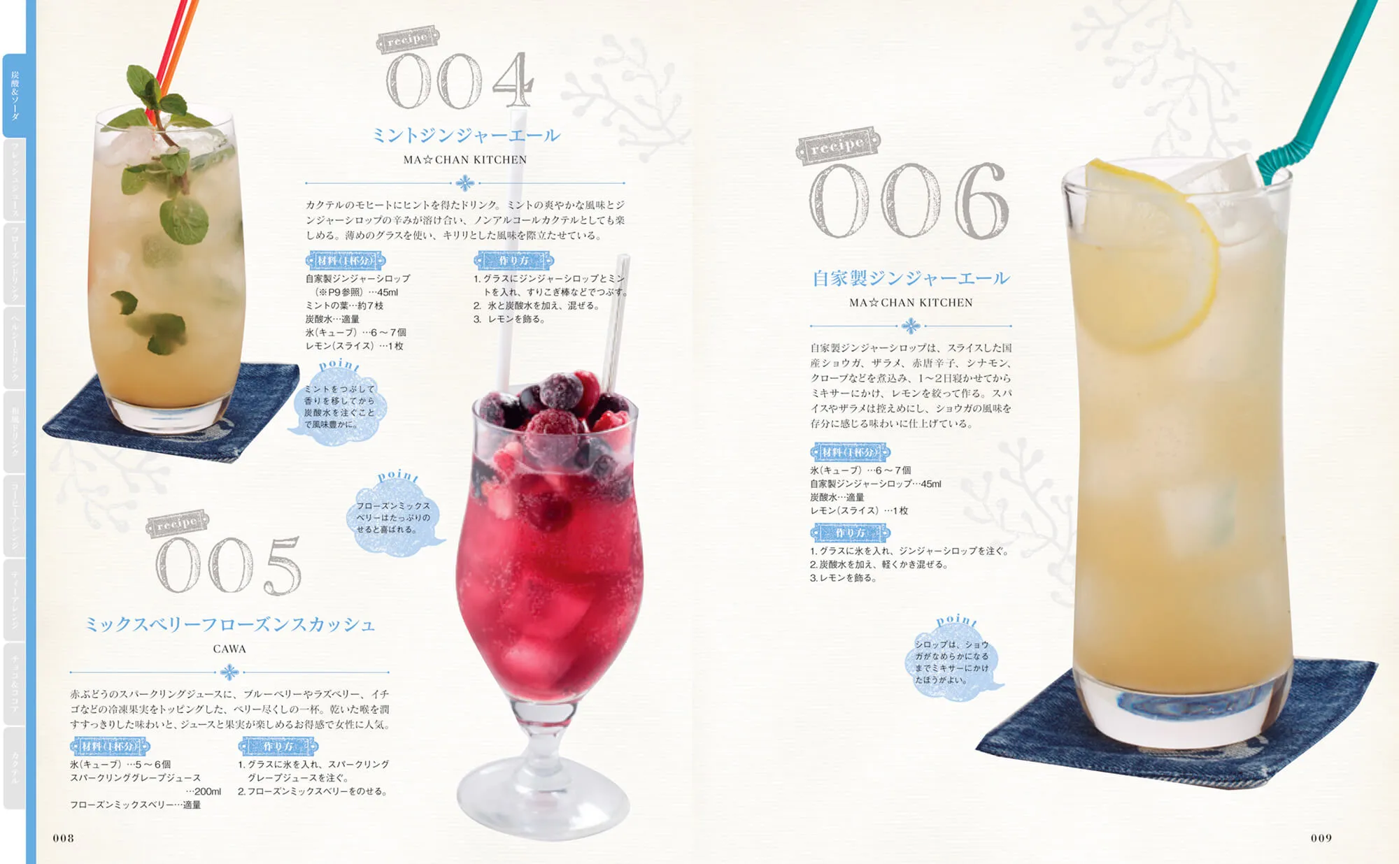 アイスドリンク＆フローズンドリンク 中面