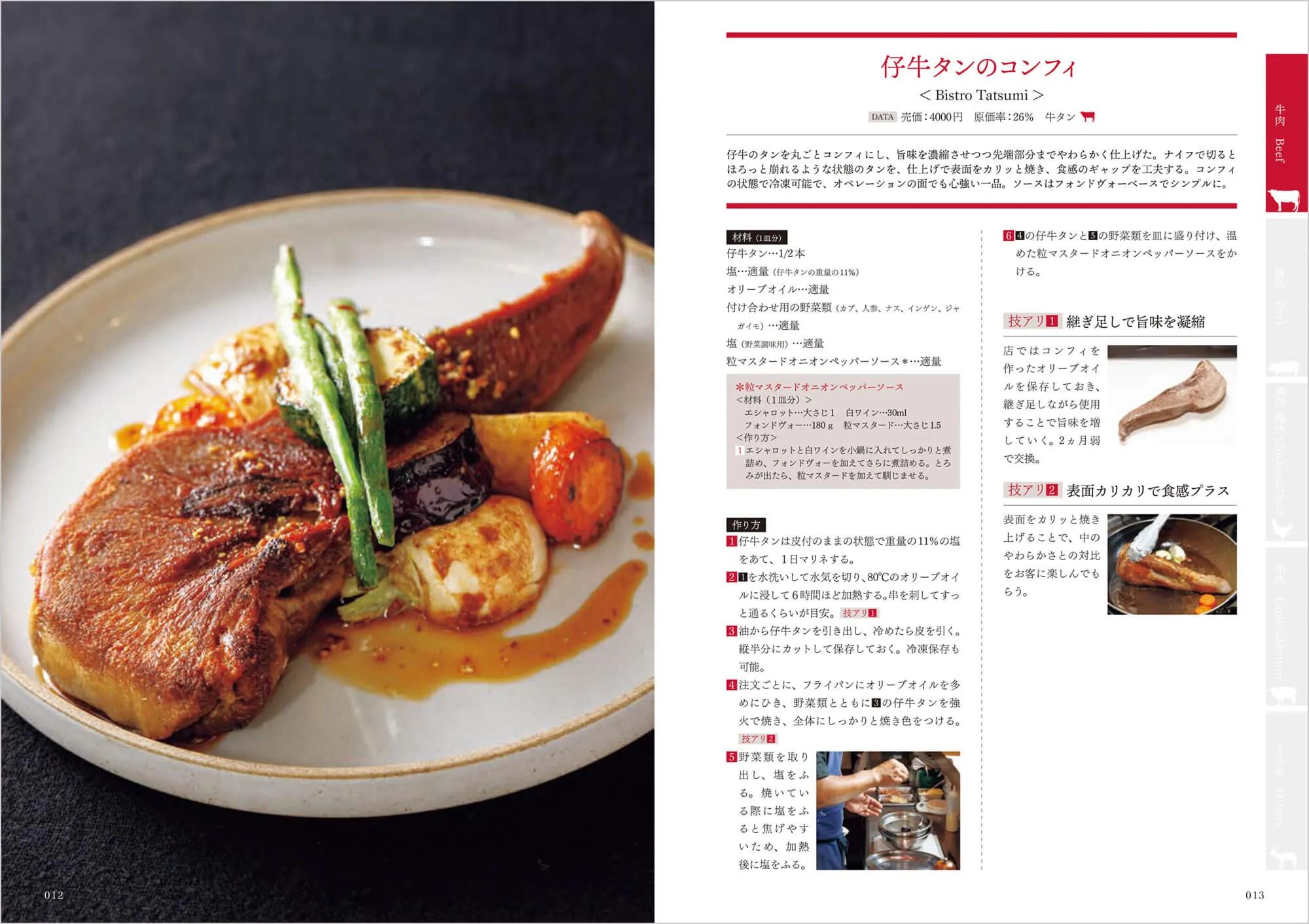 人気ビストロ・バルの技アリ肉料理 中面