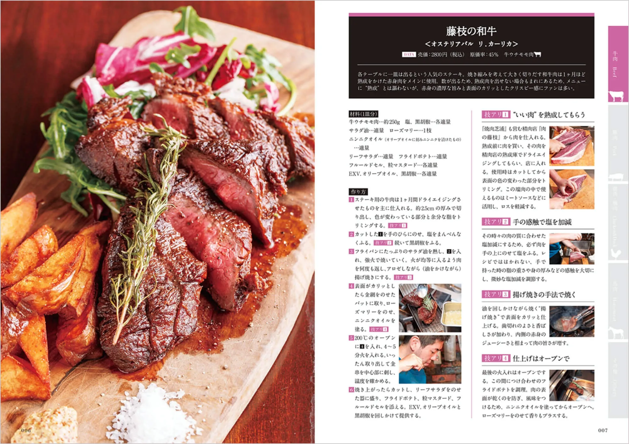 居酒屋・バルの技アリ肉料理 中面