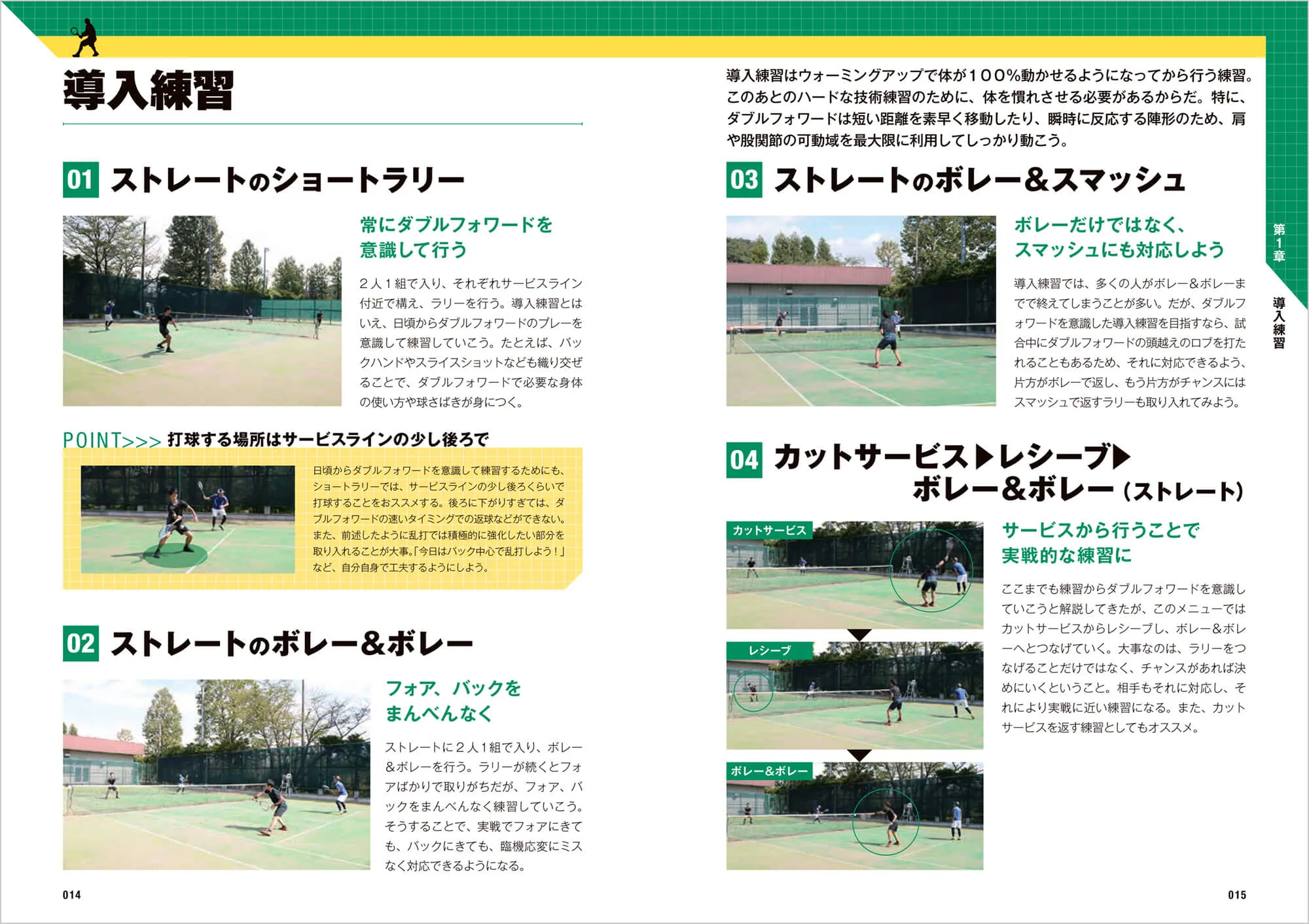 ソフトテニス ダブルフォワード【技術編】 中面