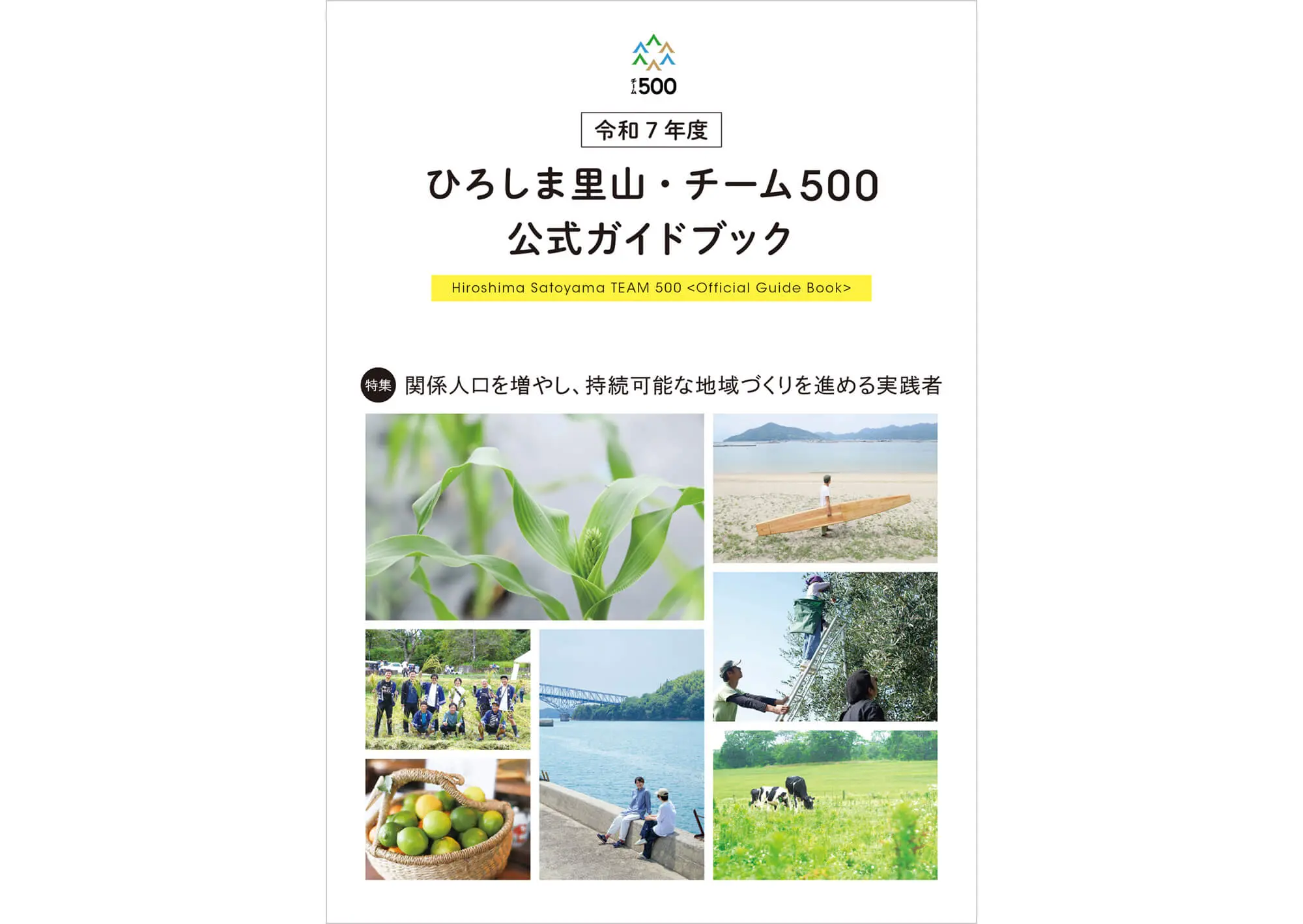 チーム500　2025年パンフレット　表紙