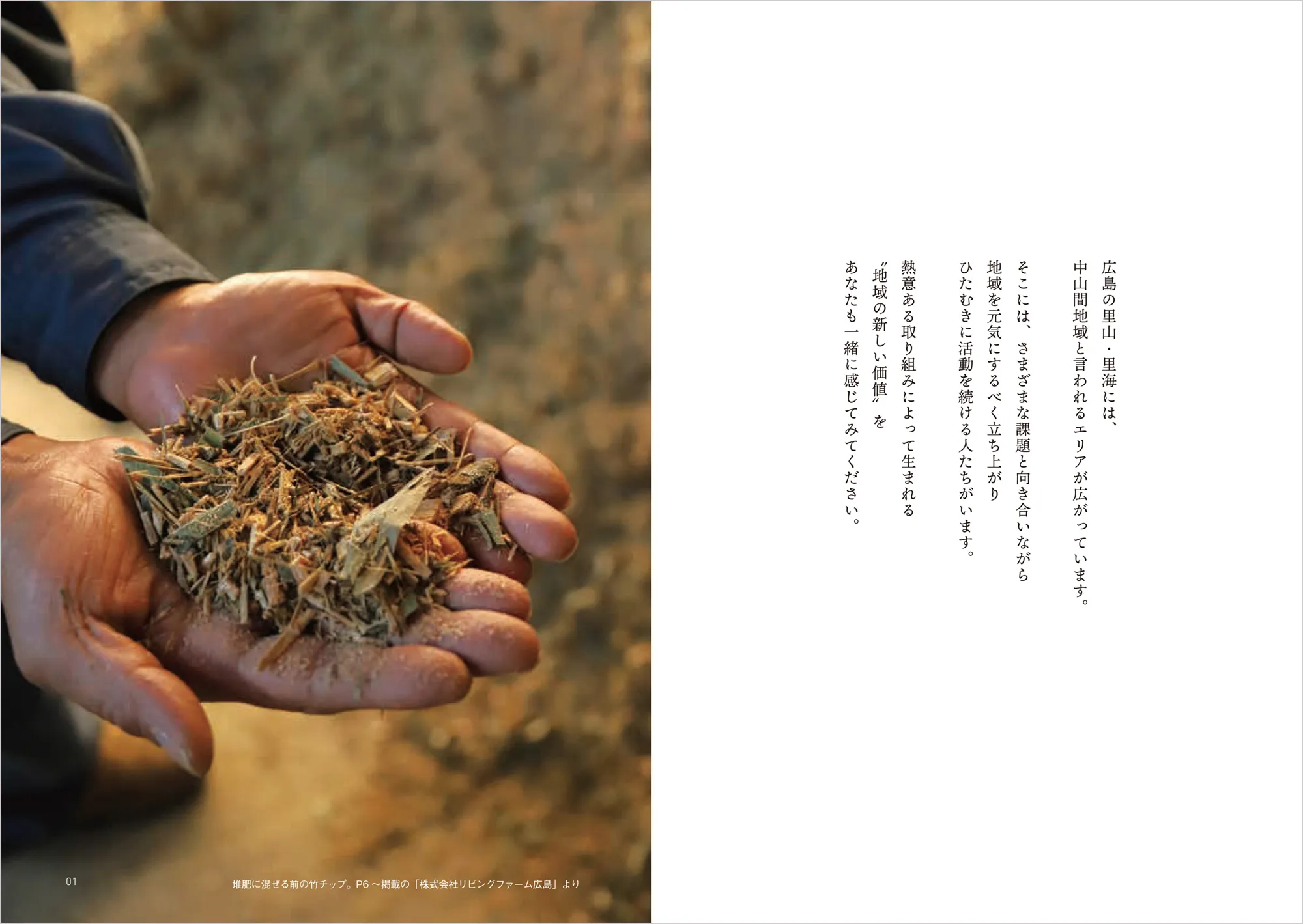 ひろしま里山グッドアワード 公式ガイドブック 中面