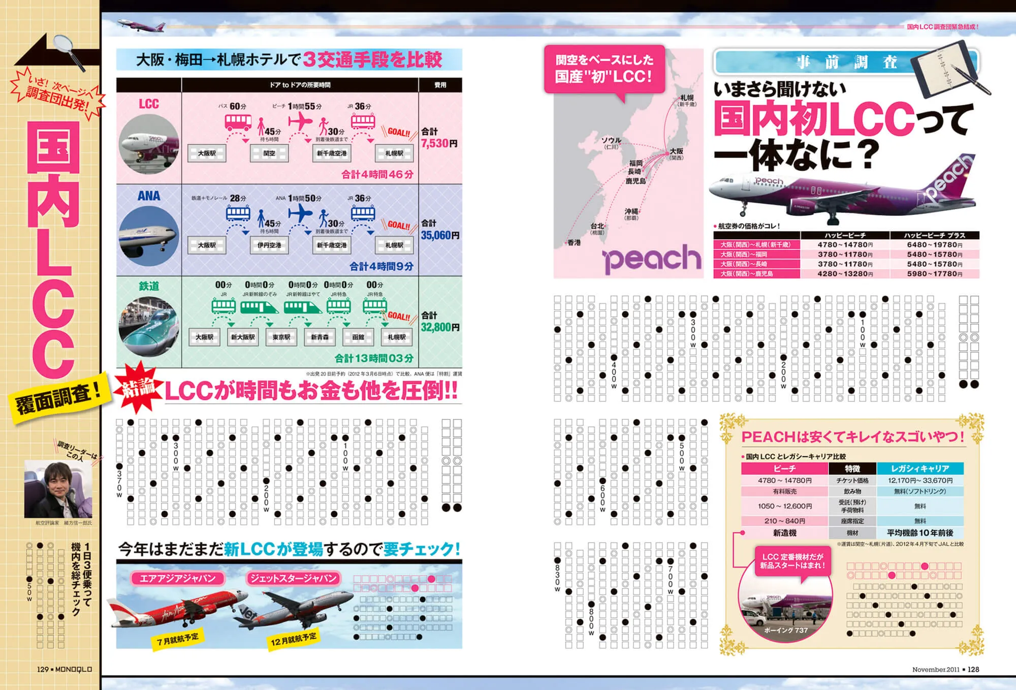MONOQLO＆MONOQLO別冊 中面