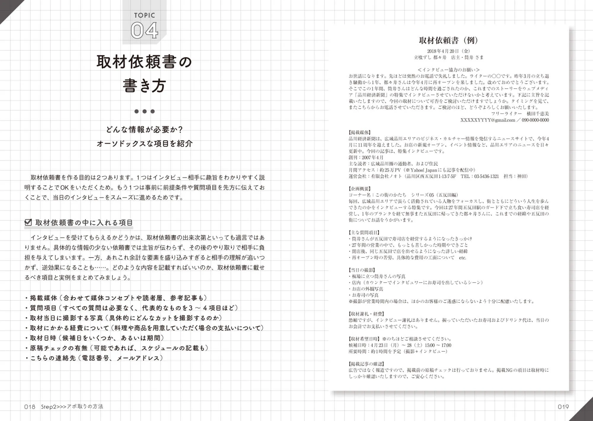 ライター学習帳 vol.2 中面