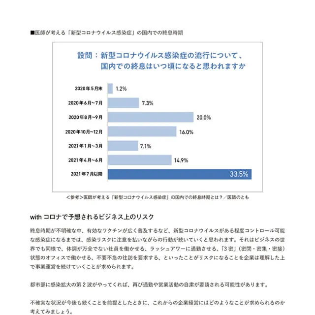 ニューノーマルにおける経営とバックオフィスのあり方　記事デザイン